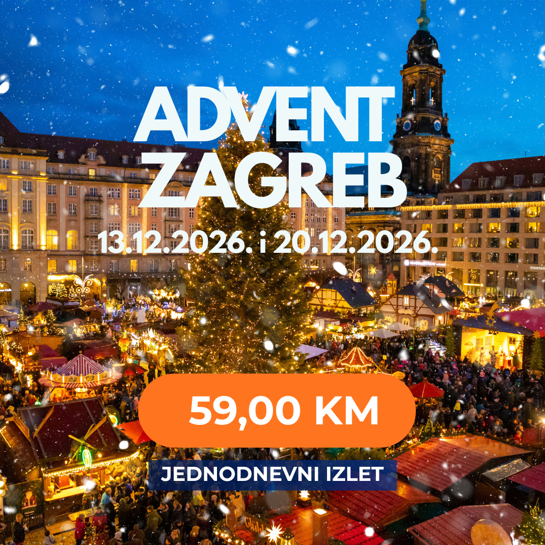 Advent u Zagrebu 13.12.2026. i 20.12.2026.
